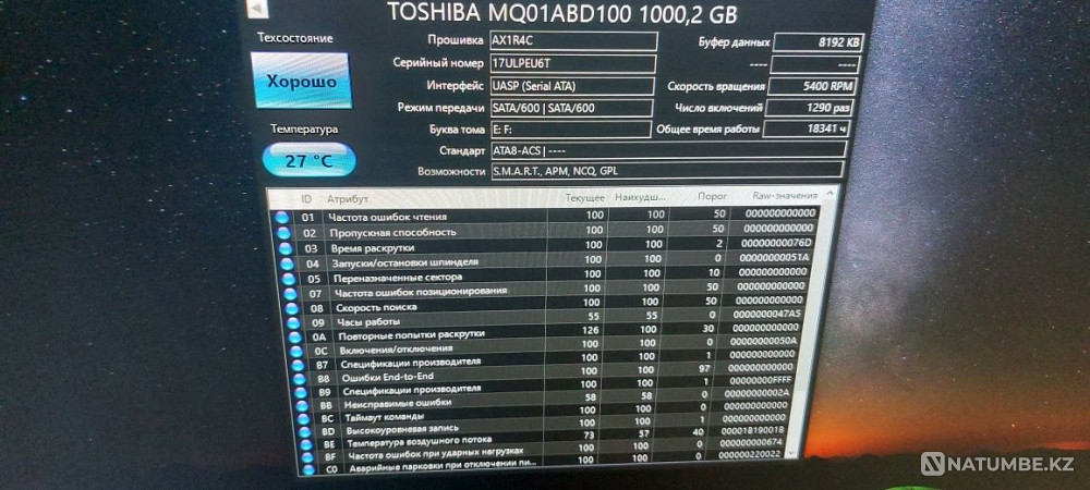 Продам жёсткий диск 1 тб Алматы - изображение 2