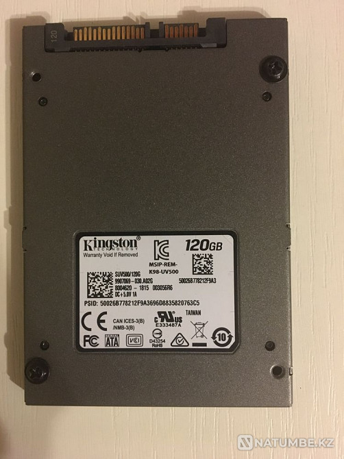 Жесткий диск SSD 120GB Kingston Алматы - изображение 2