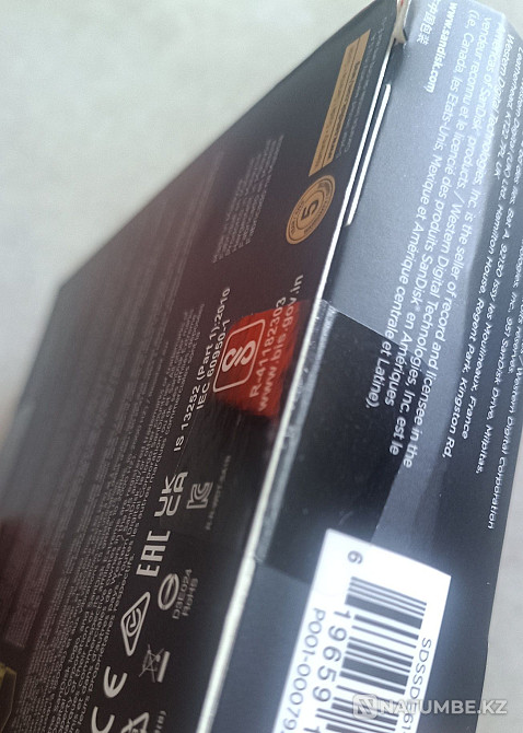 2TB SSD Sandisk Extreme Portable 2000 Gbновый ссд портативный Алматы - изображение 3