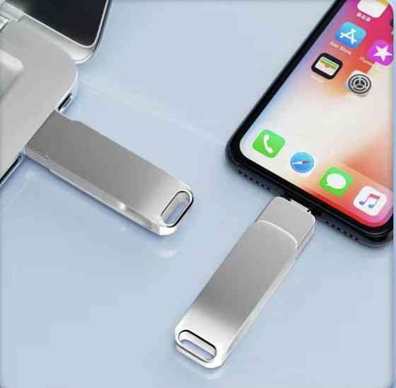 Флешка для iPhone; Samsung 256 гб USB 3.0 Алматы