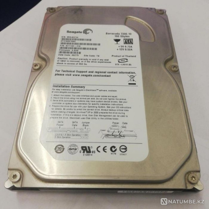 Hard drive HDD Seagate 160GB for lotto lotomatic terminal Almaty - photo 2