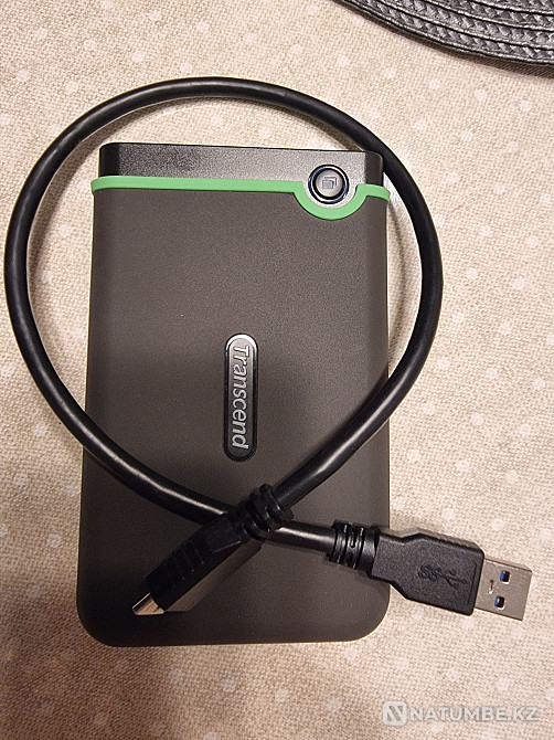 Внешний жесткий диск Transcend HDD 1 Tb Алматы - изображение 1