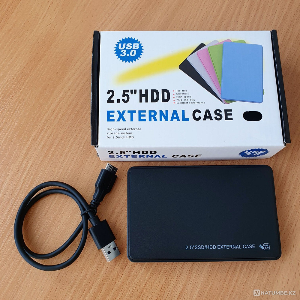 Внешний жёсткий диск / 1000Gb / USB 3.0 / Кейс 2.5 Алматы - изображение 1
