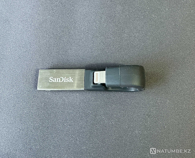 iPhone-ға арналған Sandisk ixpand флэш-дискісі 64гб usb3.0 флэш-диск адаптері  Алматы - изображение 3