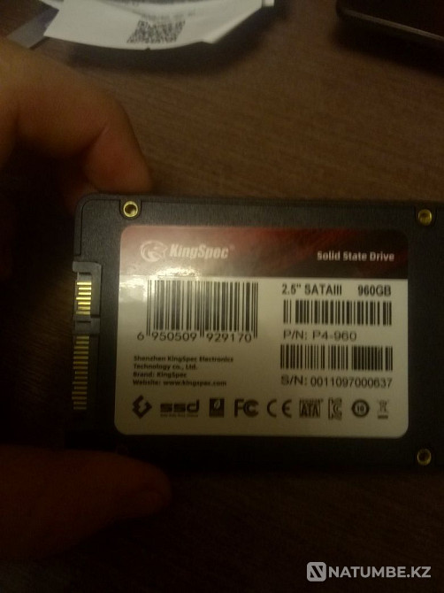 SSD накопитель на 960гб Алматы - изображение 1