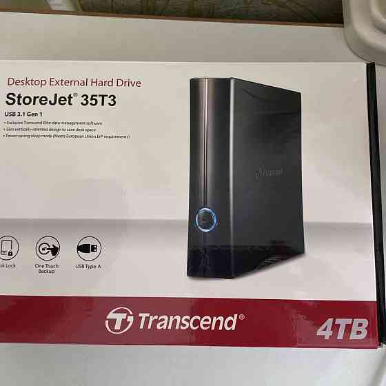 Жесткий диск 4 ТБ новый Transcend Алматы
