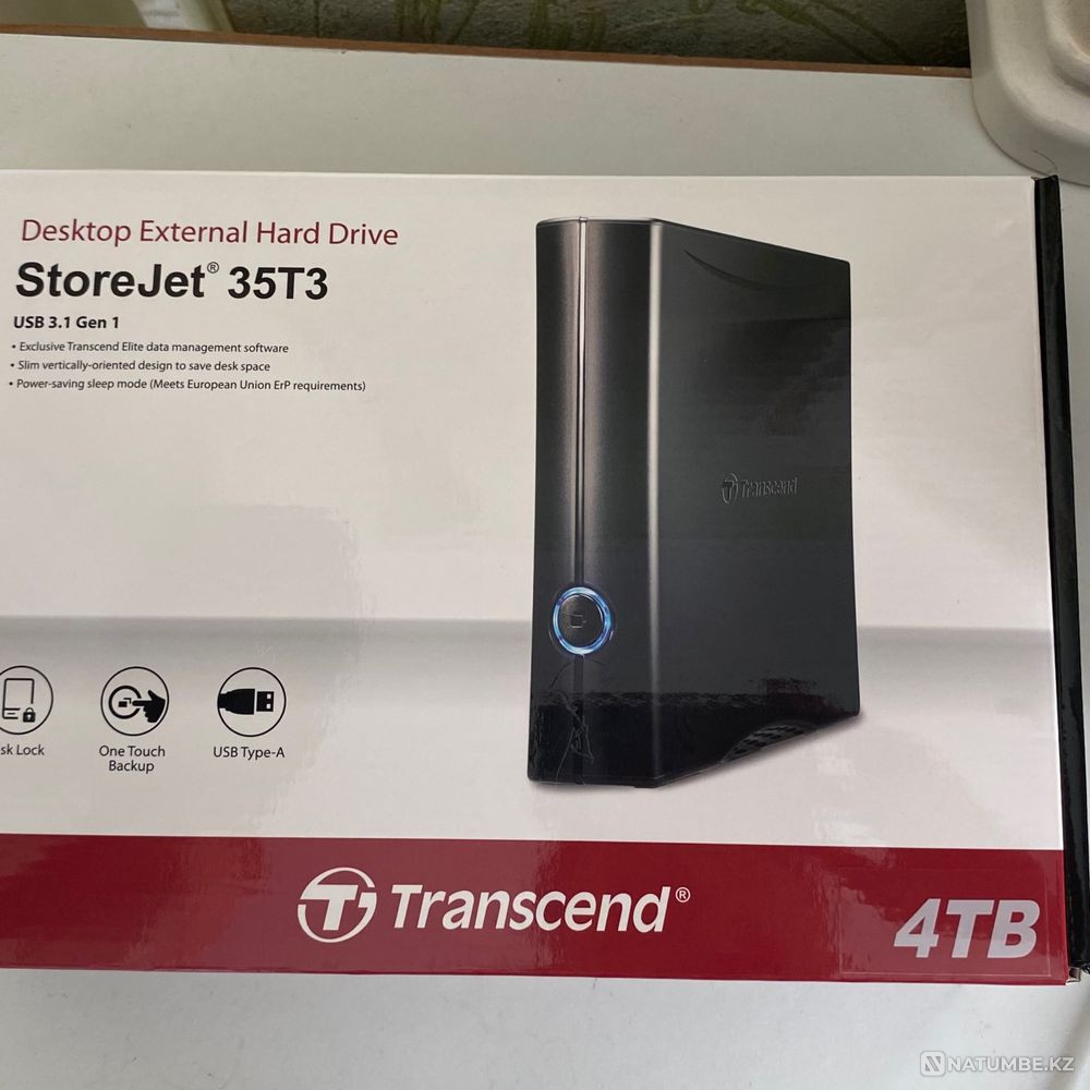 Жесткий диск 4 ТБ новый Transcend Алматы - изображение 1