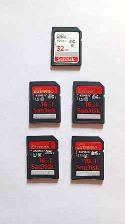 б/у Флэшки SD original SanDisk Алматы