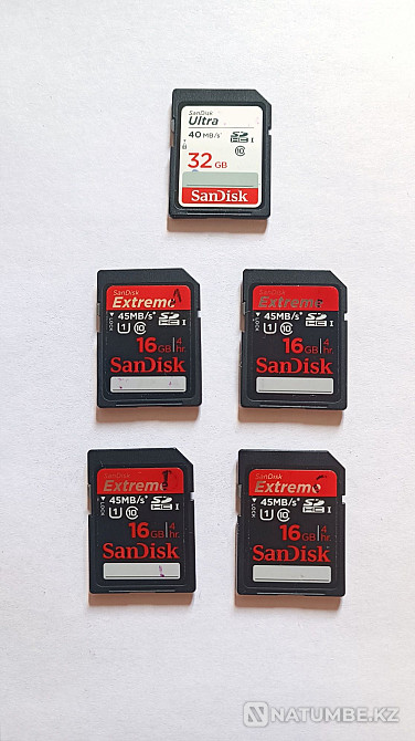 б/у Флэшки SD original SanDisk Алматы - изображение 1