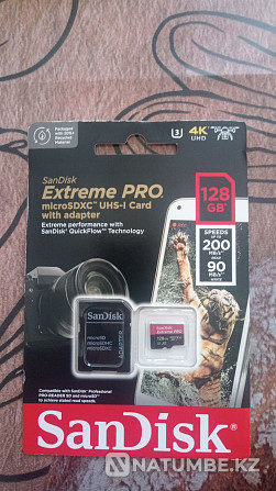 Жад картасы SAN DISK extreme pro 128 ГБ  Алматы - изображение 1