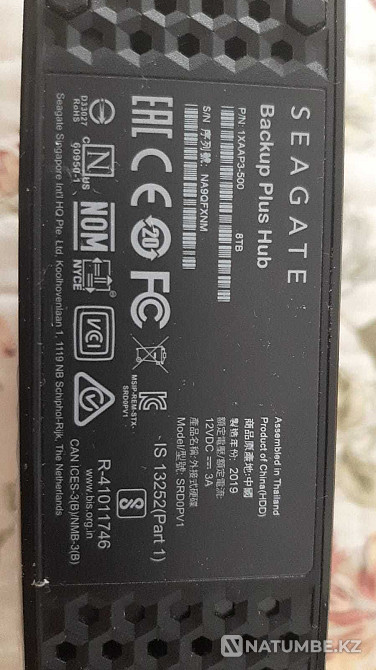 Продам внешний жёсткий диск "Seagate Backup Plus Hub"; 8ТВ Алматы - изображение 2