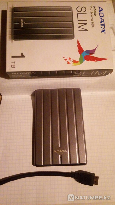 Сыртқы қатты диск 1ТБ ойындар Windows бағдарламалары Autocad Revit Games  Алматы - изображение 1