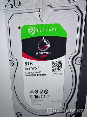 Жесткий диск HDD Seagate IronWolf 6 TB Новые Алматы - изображение 2