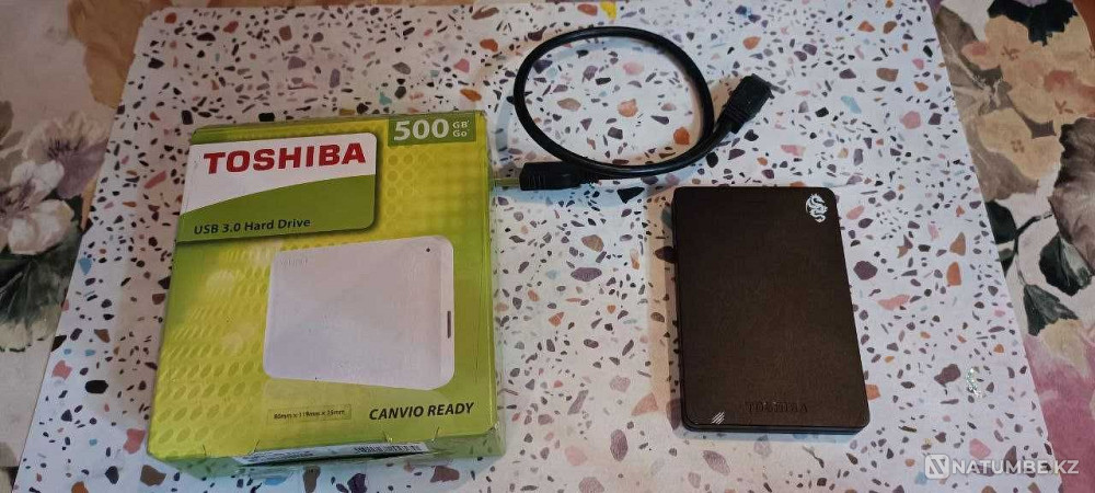 external HDD USB 3.0 disk 500 Gb 2 pcs. Almaty - photo 1