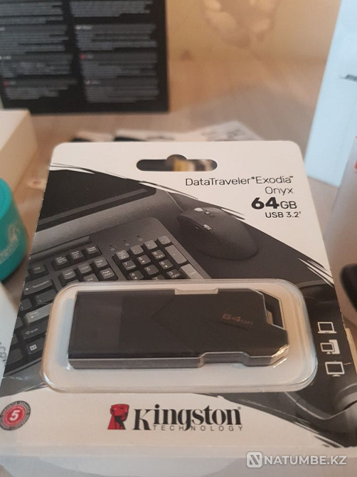 USB 3.2 flash drive for 32; 64; 128GB Kingston Almaty - photo 1