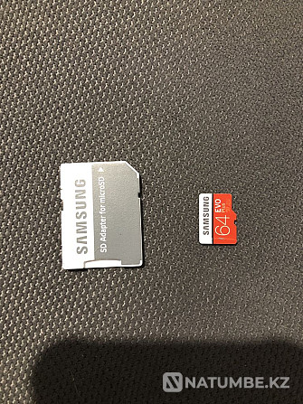 Samsung micro SD evo 64 gb Almaty - photo 2