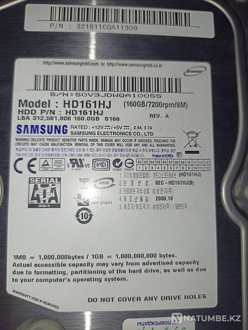 HDD 80gb / 160gb Almaty - photo 3