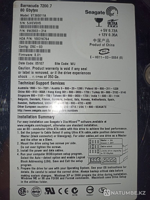 HDD 80gb / 160gb Almaty - photo 4