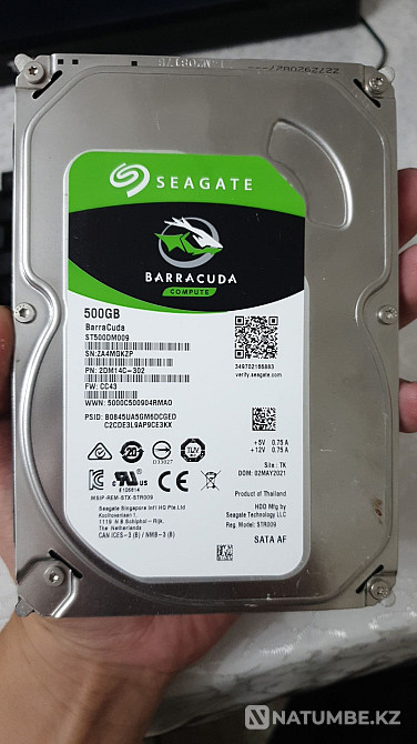 Жёсткий диск 500 Gb Алматы - изображение 2