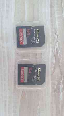 Продам новые карты памяти SanDisk Extreme Pro SDXC UHS-I 64Gb 170MB/s Алматы