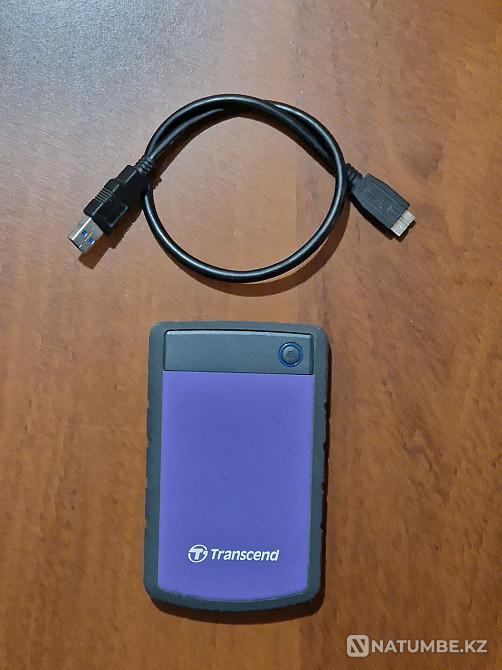 External hard drive Transcend 1.5TB; 2.5 USB 3.0 Almaty - photo 1