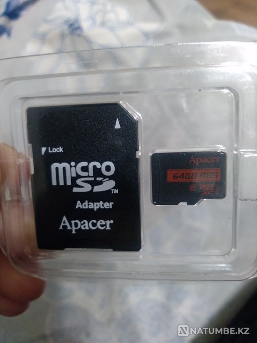 Продам микро карту 64Гб Apacer на смартфон Алматы - изображение 1