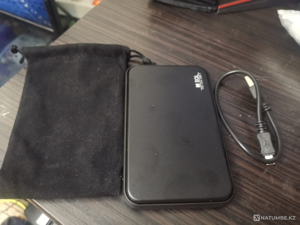 Переносной usb жёсткий диск флэшка 1терабайт Алматы - изображение 1