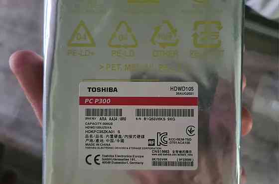 Жесткий диск Toshiba 500Gb. Новый. Алматы