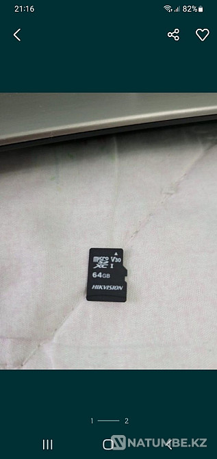 Продам микро флешку 64Gb для видеорегистратора Алматы - изображение 1