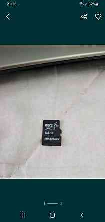 Продам микро флешку 64Gb.Цена окончательно Алматы