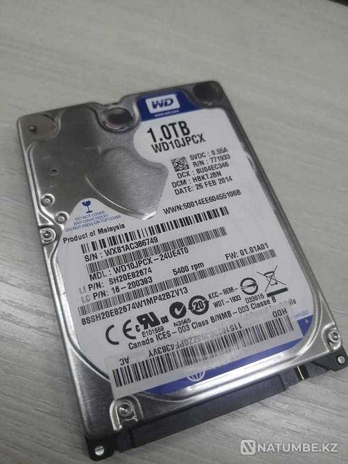 Жесткий диск HDD 1ТБ Б/У срочно Алматы - изображение 3