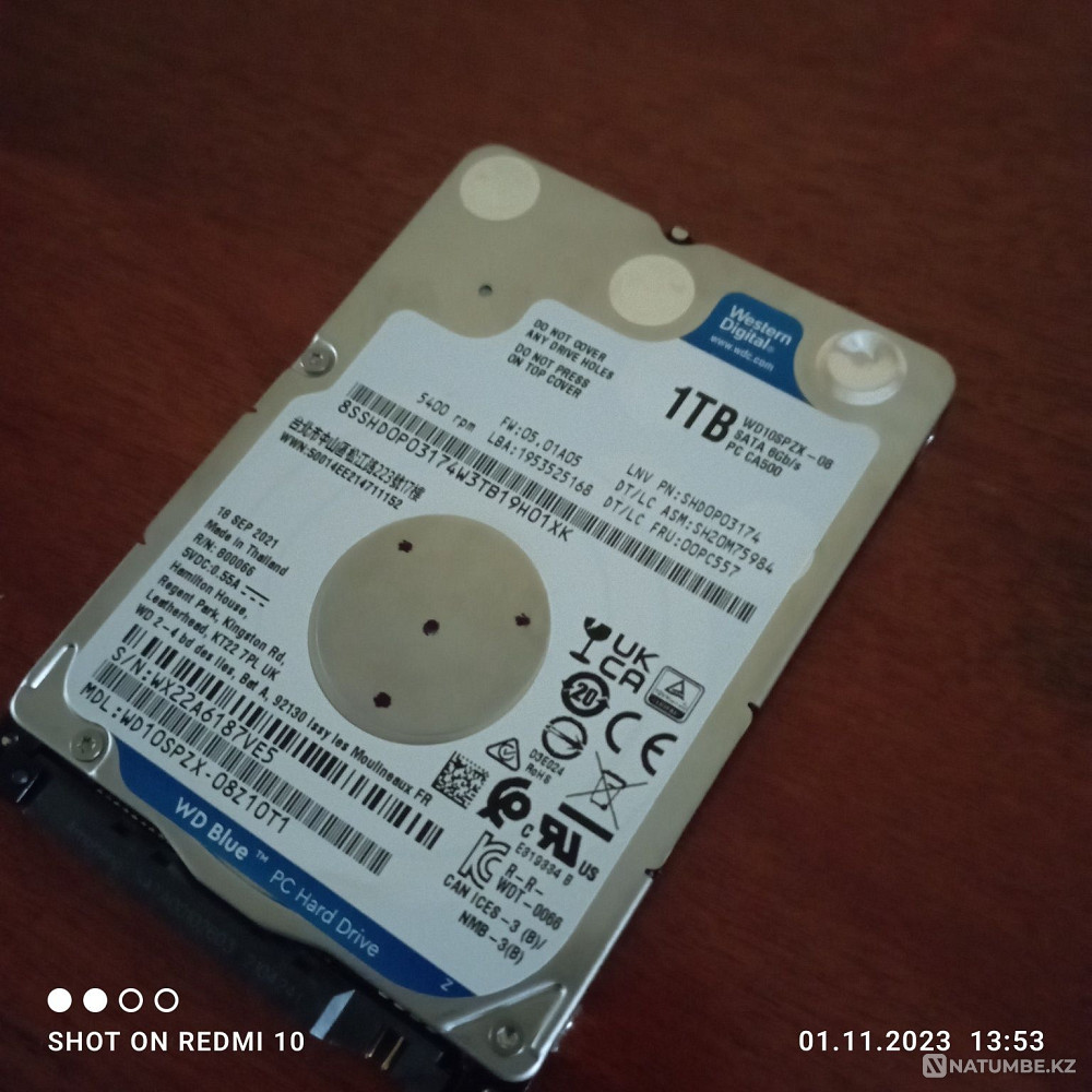 Жёсткий диск 1 TB Алматы - изображение 2