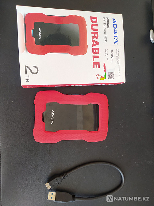 Внешний жёсткий накопитель ADATA HD330 на 2TB Алматы - изображение 1