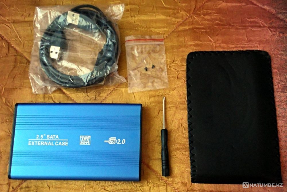 Сыртқы 2,5 дюймдік қатты дискілерге арналған жаңа корпустар (ноутбуктардағы сияқты)  Алматы - изображение 2