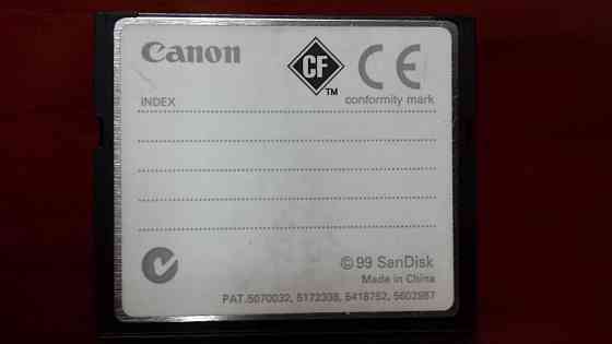 Canon Карта памяти Compact Flash маленького объема Алматы
