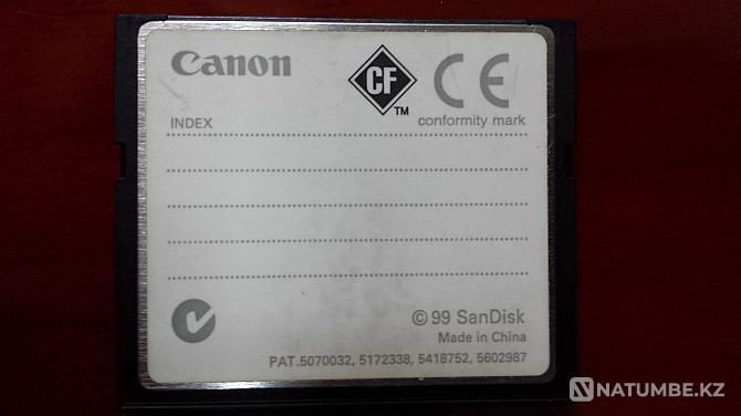 Canon Карта памяти Compact Flash маленького объема Алматы - изображение 4
