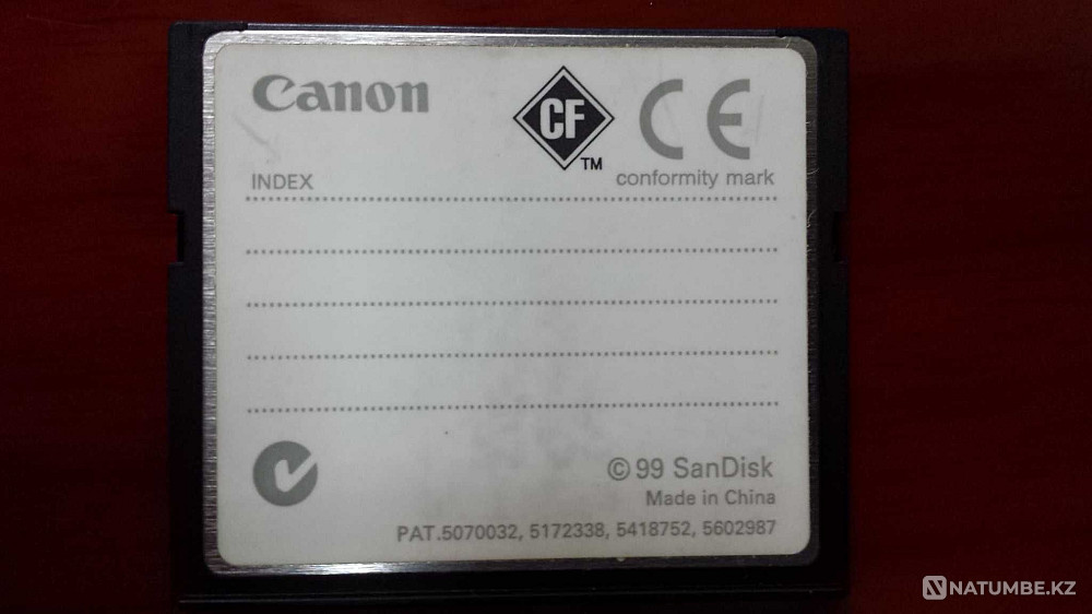 Canon Карта памяти Compact Flash маленького объема Алматы - изображение 4