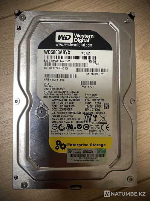Жесткие Диски hdd 3.5 500 / 1000 gb в хорошем состоянии Алматы - изображение 3