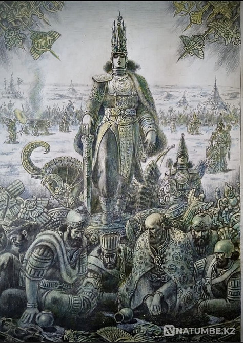 Картина известного художника Дузельханова Агимсалы  - изображение 1