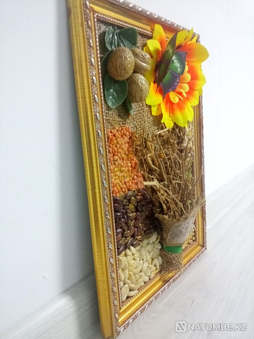 Картинка со вставками камней и растений  - изображение 2