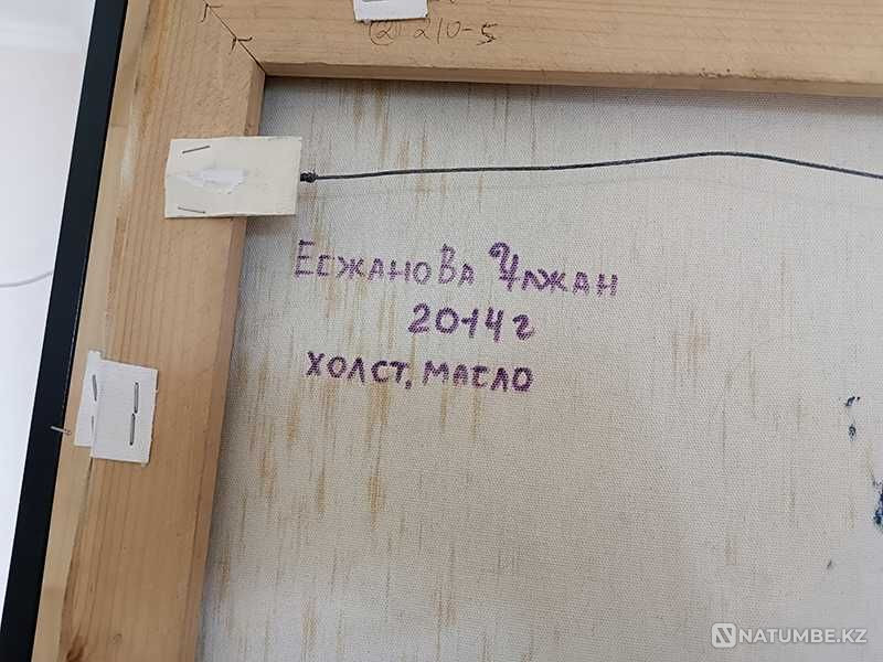 Пейзаж; картина маслом казахстанской художницы  - изображение 2