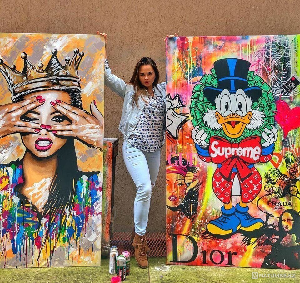 Paintings for interior on Canvas  - photo 5