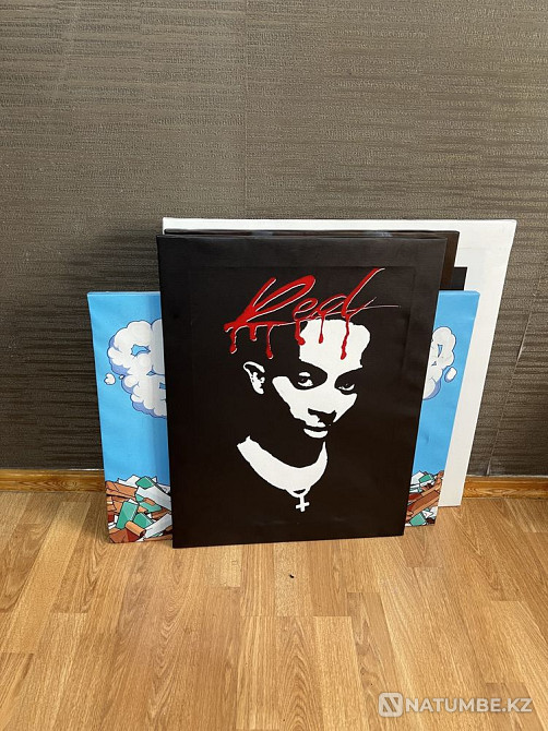 Картины рэп исполнителей - Скриптонит; Playboy Carti; 2Pac; Mac Miller  - изображение 1