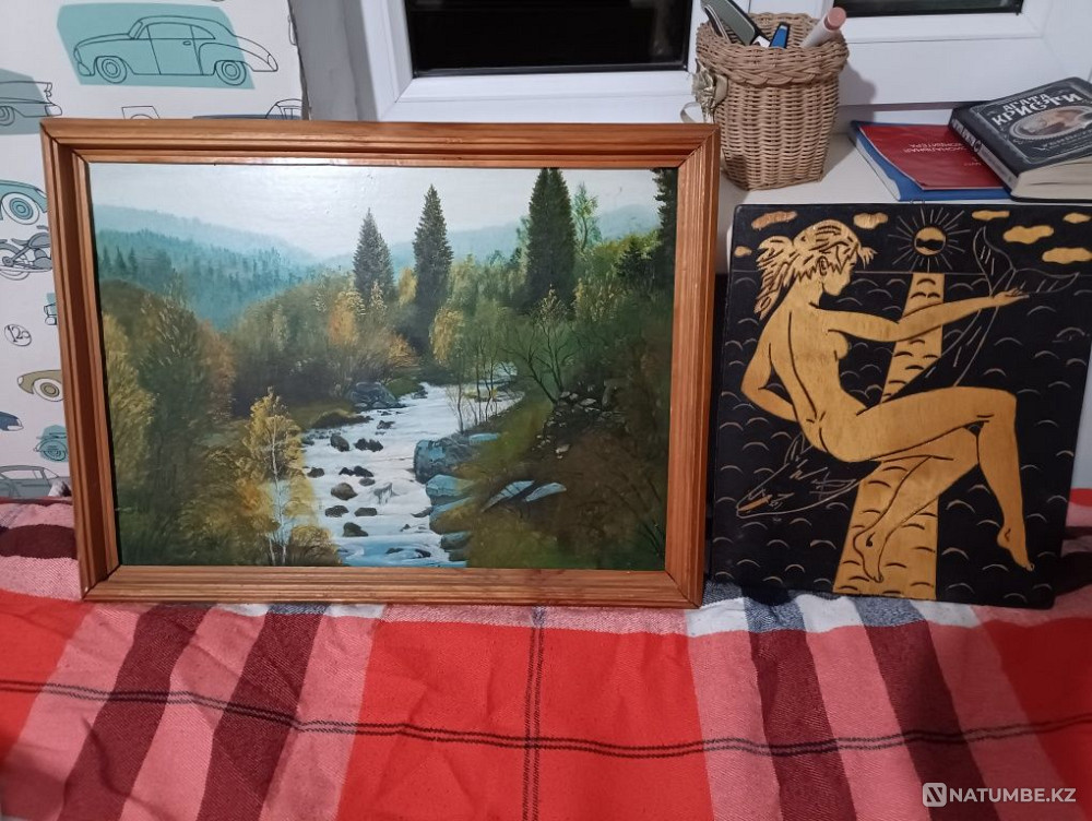 Painting Alma Ata retro  - photo 4