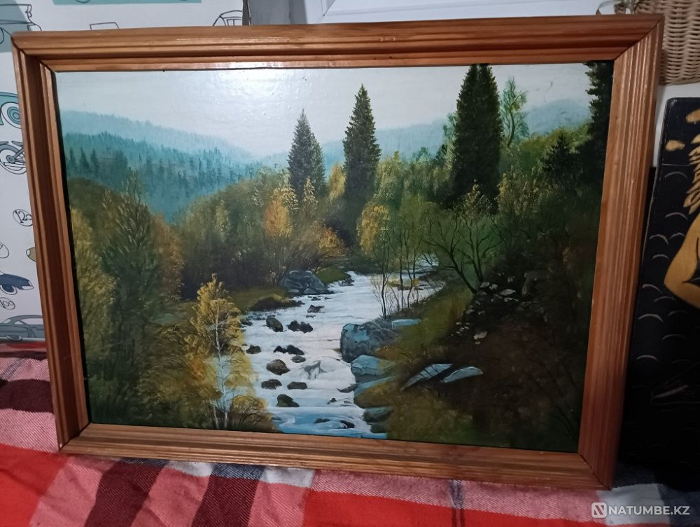 Painting Alma Ata retro  - photo 1