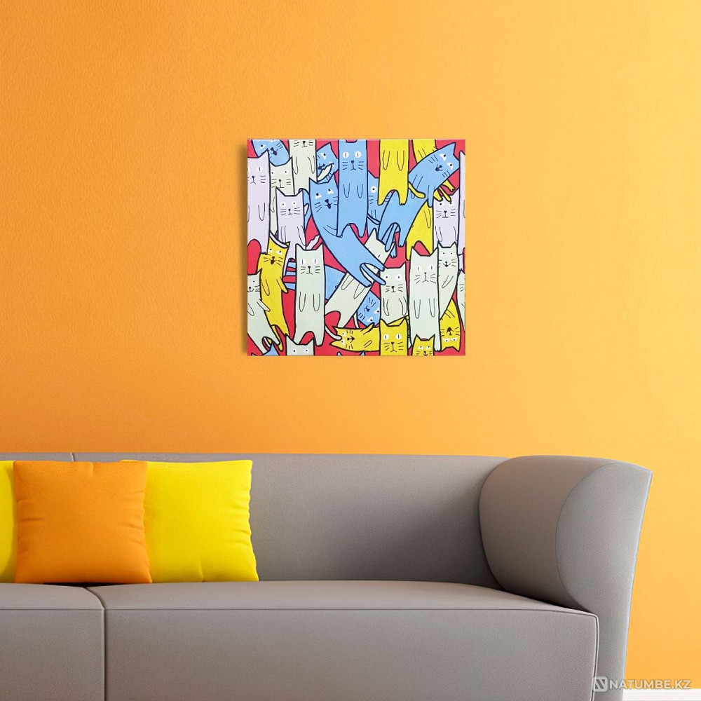 Картина. Коты. Кот.  - изображение 2