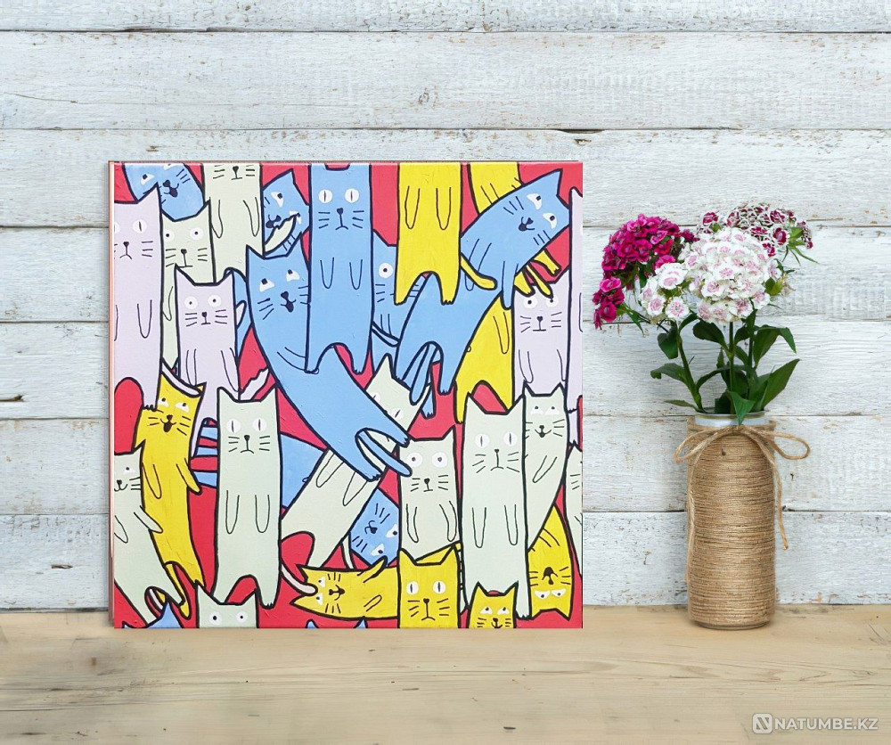 Картина. Коты. Кот.  - изображение 3