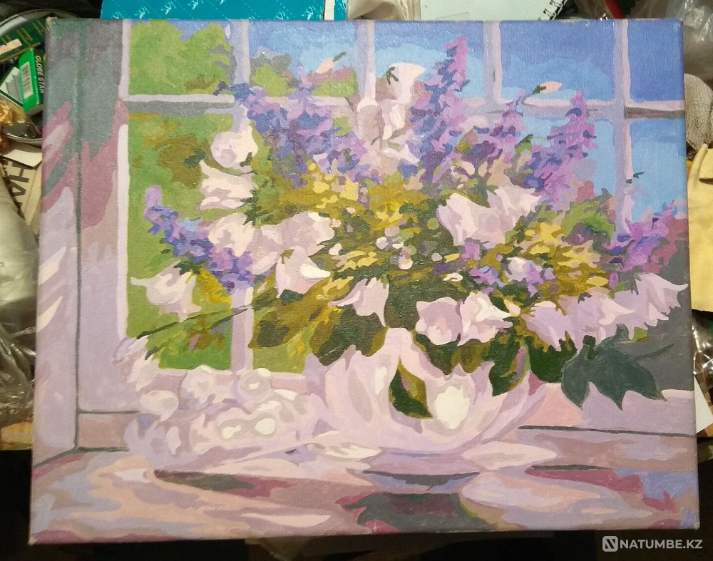 Картина маслом Сирень  - изображение 1