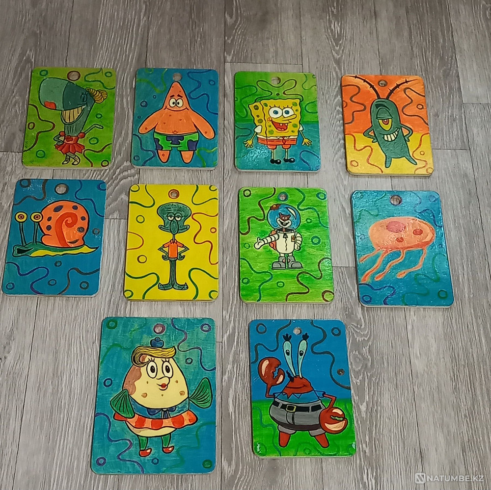 Продам коллекцию картин "губки боба"  - изображение 1