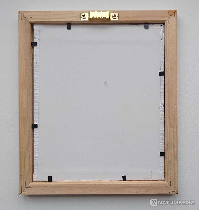 Картина акрилом "Кот-цветовод"; оформлена в раму  - изображение 4